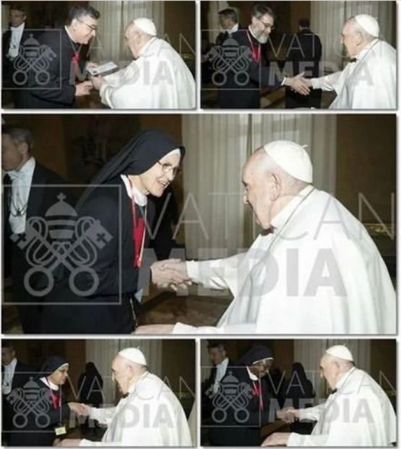 Madre Zélia participa de encontro dom o Papa Francisco